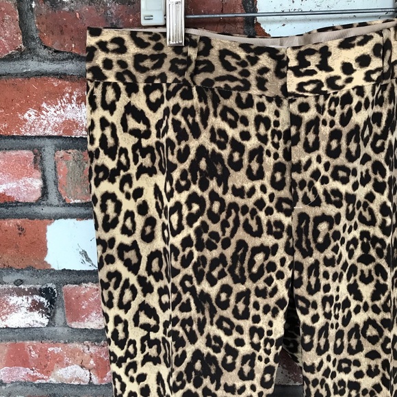 Banana Republic cheetah print pants - Picture 3 of 8